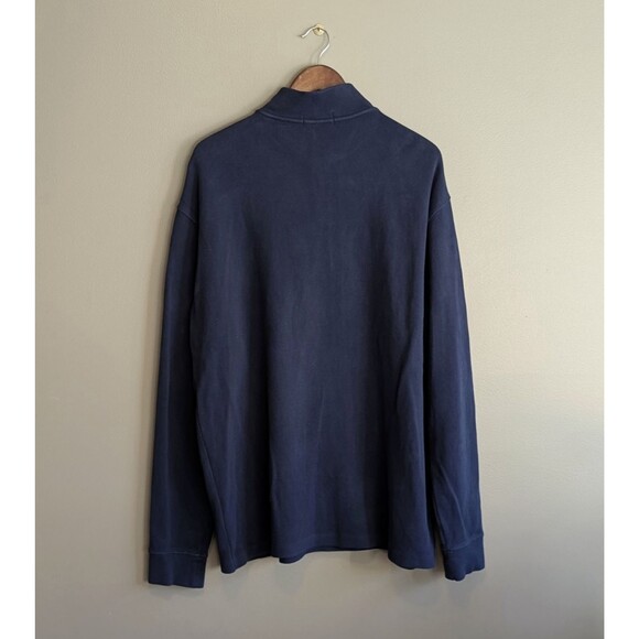 Polo Ralph Lauren Size XLT Quarter Zip Sweatshirt Mens Blue Pullover Tall 1/4 - Picture 5 of 5